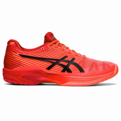 Asics Solution Speed FF Tokyo - Naisten Tenniskengät - Oranssi Punainen/Mustat